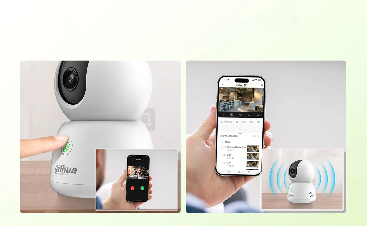Dahua 5MP Indoor Security Camera Communication Feature - Desktop
