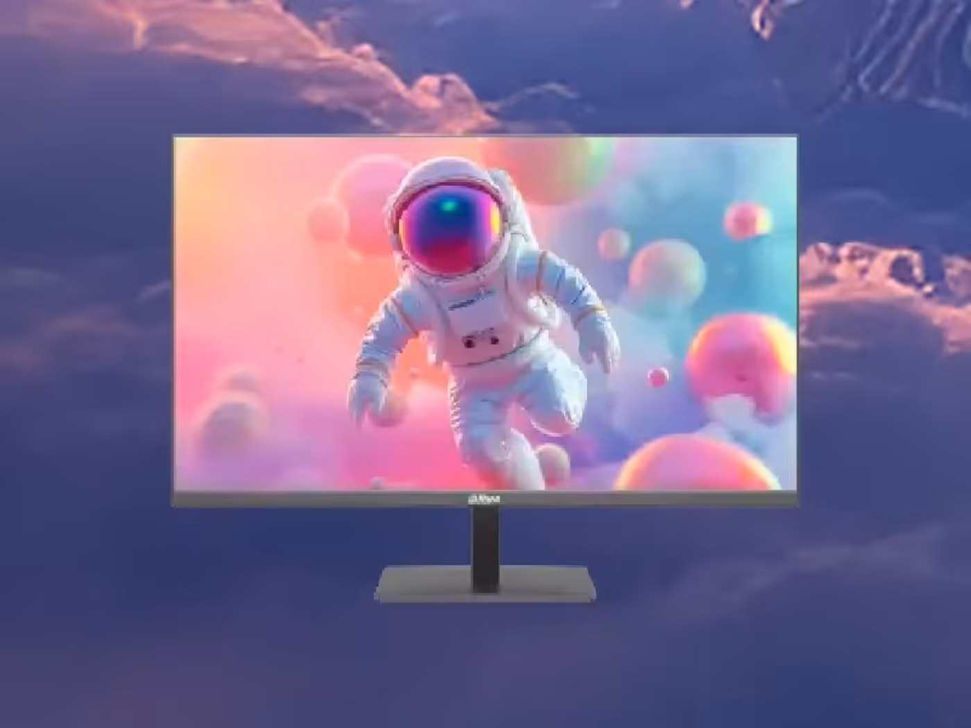 Dahua 27-inch IPS monitor displaying high performance 100Hz refresh rate