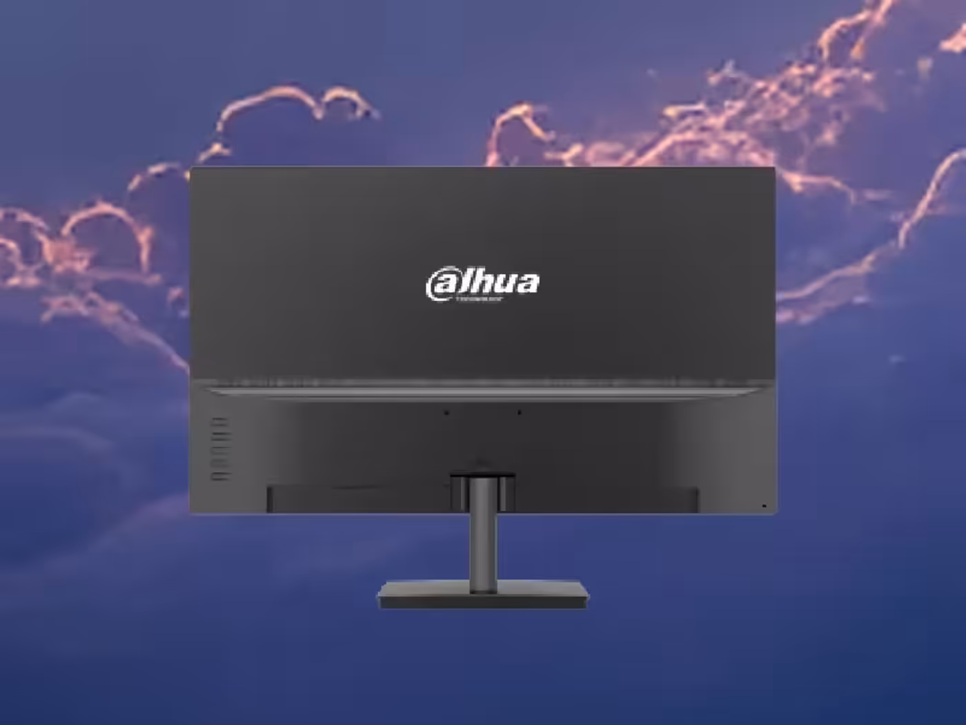 Dahua 27-inch monitor featuring integrated stereo speakers