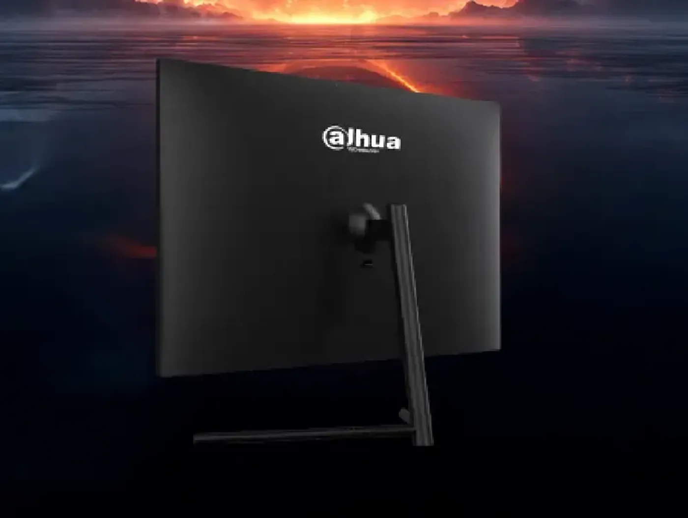 32-inch monitor with built-in speakers and multiple connectivity ports like HDMI and VGA