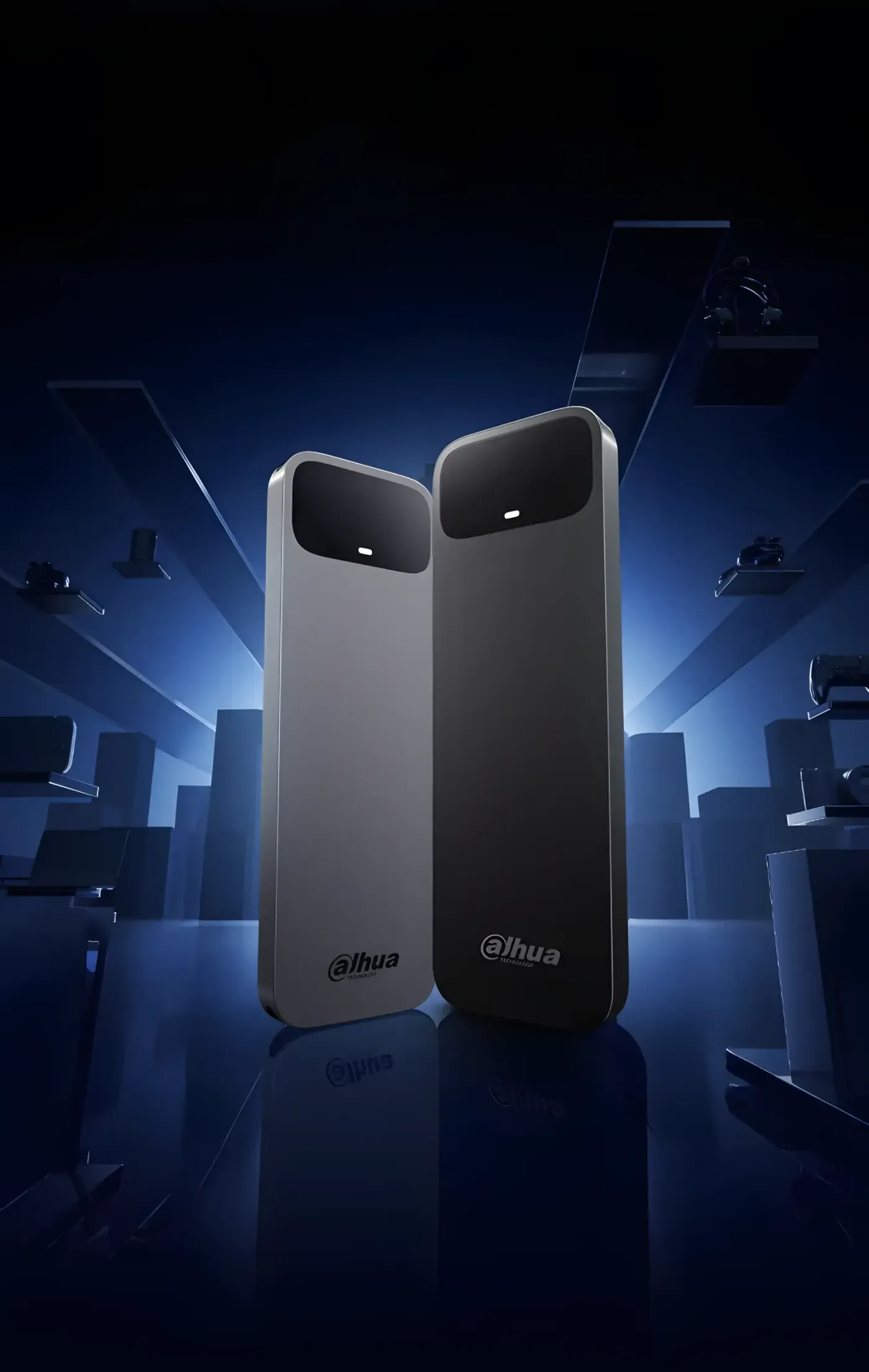 Angled view of the aluminium body of the Dahua L7 portable SSD