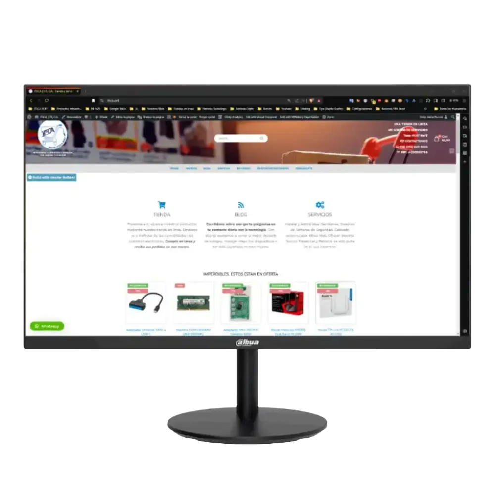 VGA and HDMI ports of Dahua LM22-A200V Monitor VGA and HDMI ports of Dahua LM22-A200V Monitor