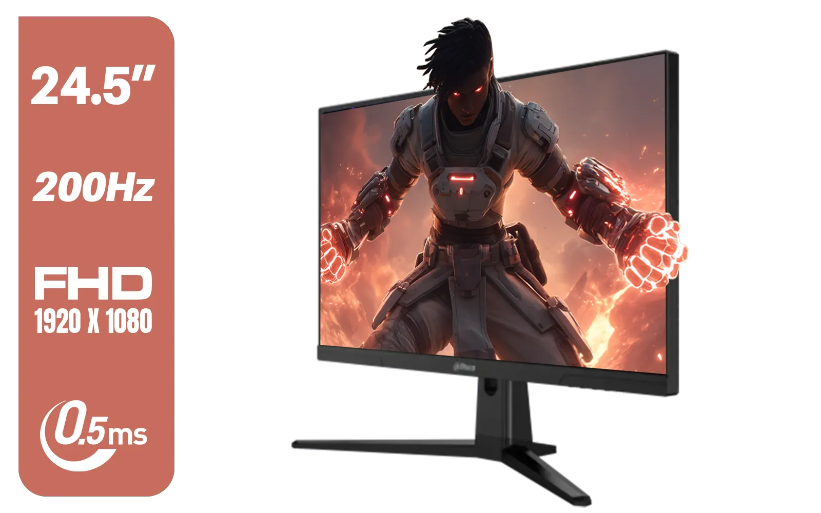 Dahua LM25-E231BN 24.5" Monitor / FHD 1920 x 1080 / 200Hz Refresh Rate / 0.5ms Response Time / DHI-LM25-E231BN