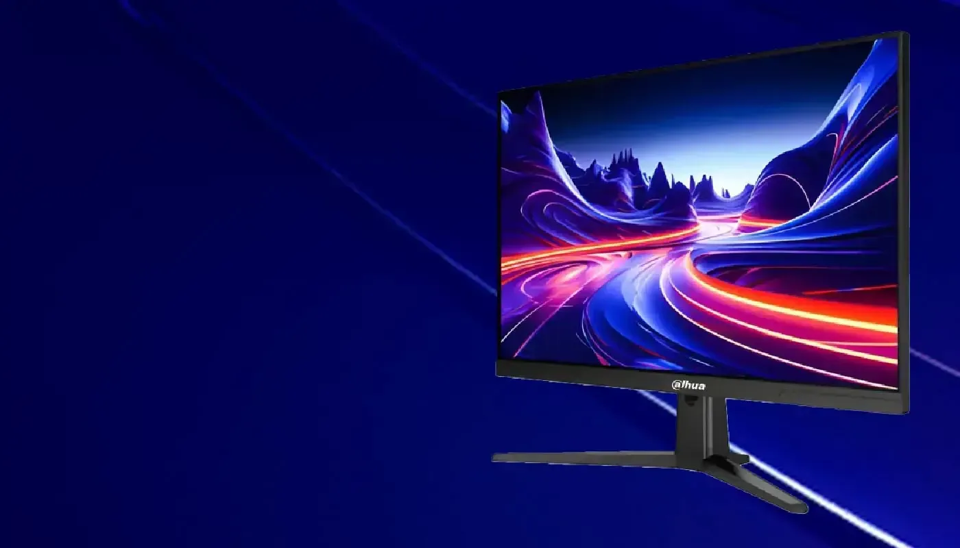The Dahua LM27-E241B displaying colour-rich game content
