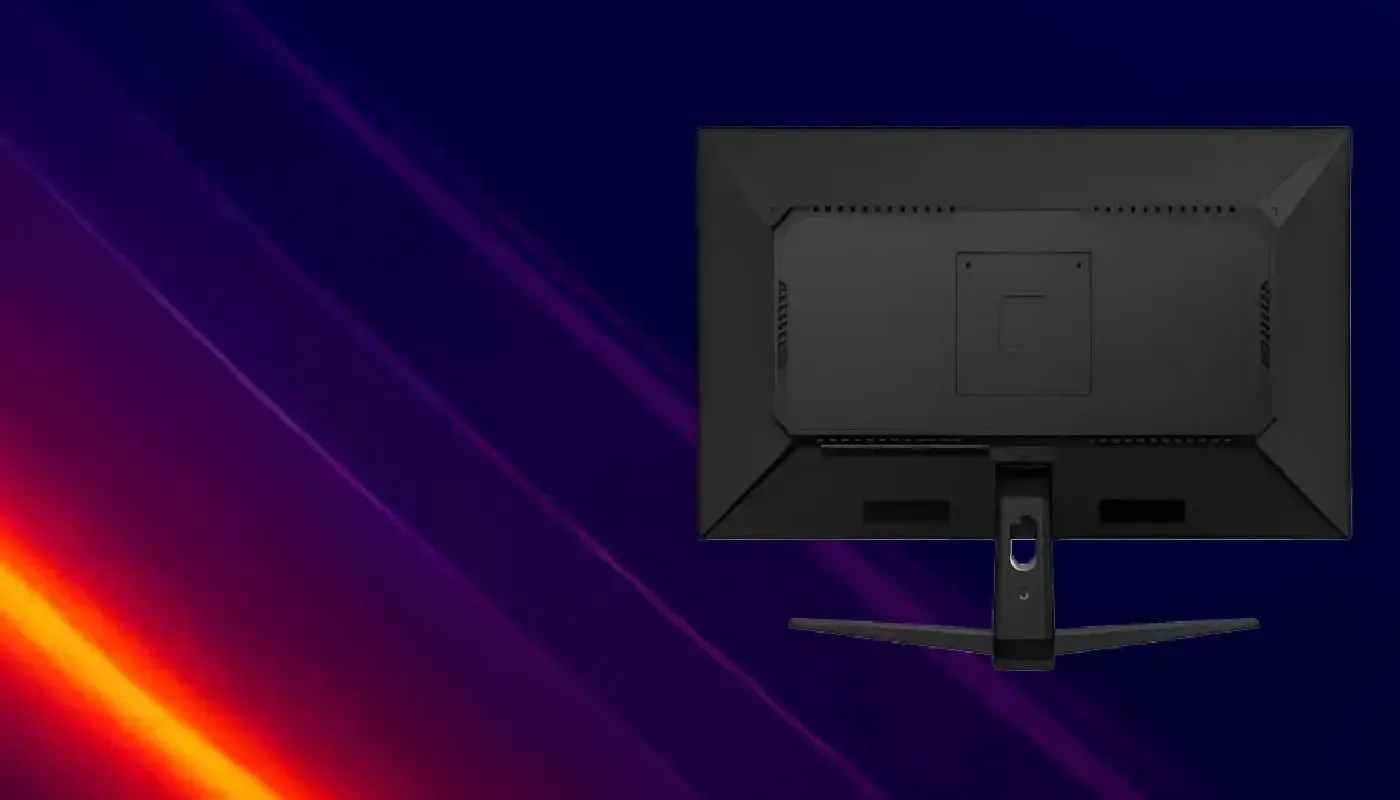 The Dahua LM27-E241B IPS gaming monitor on its adjustable stand
