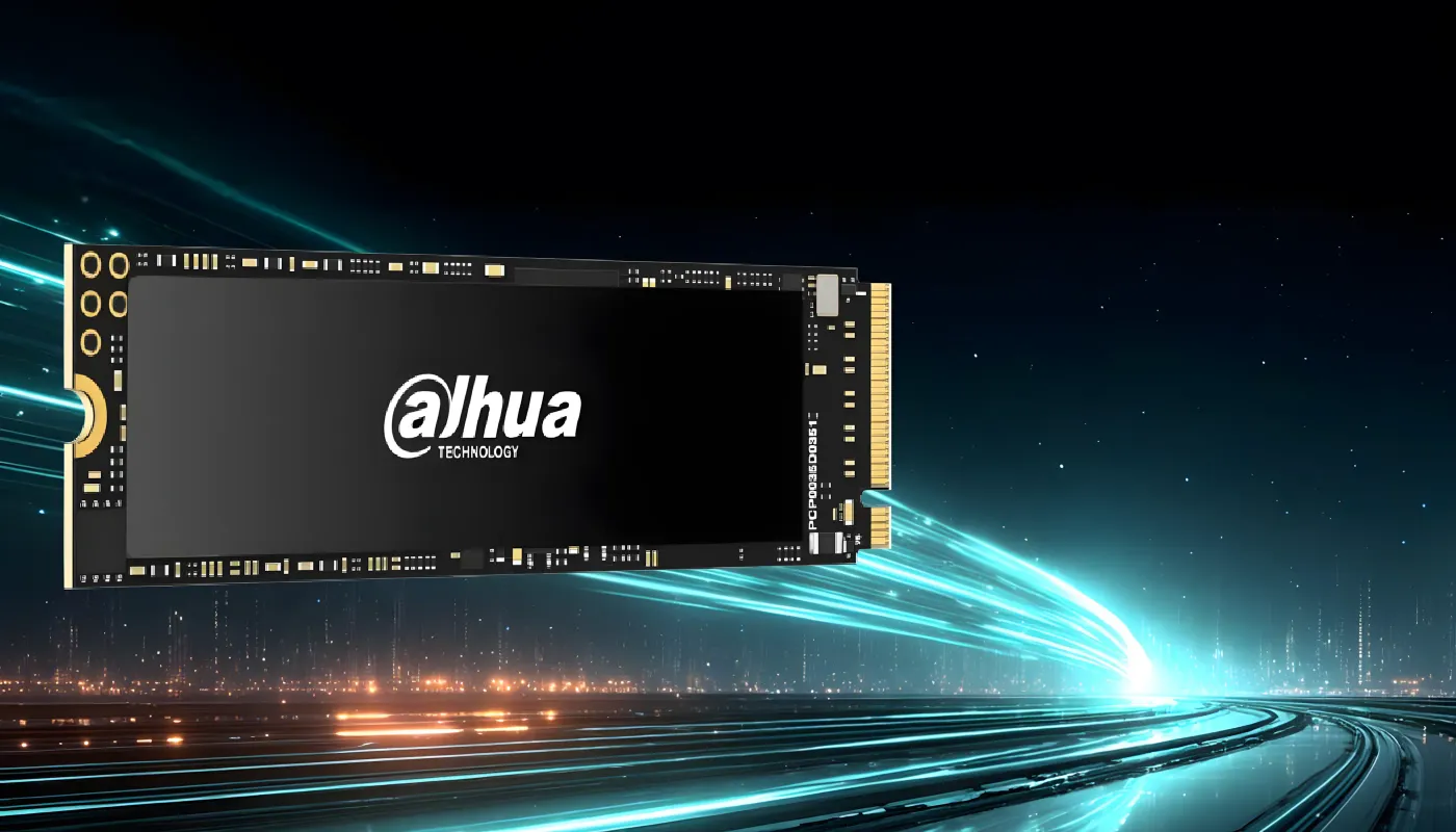 DAHUA NVMe M.2 SSD representing its durability and high MTBF rating
