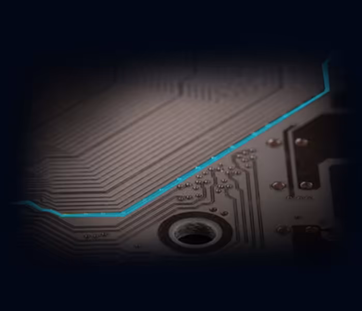 Visualization of memory modules supported by ASUS OptiMem II technology for improved stability