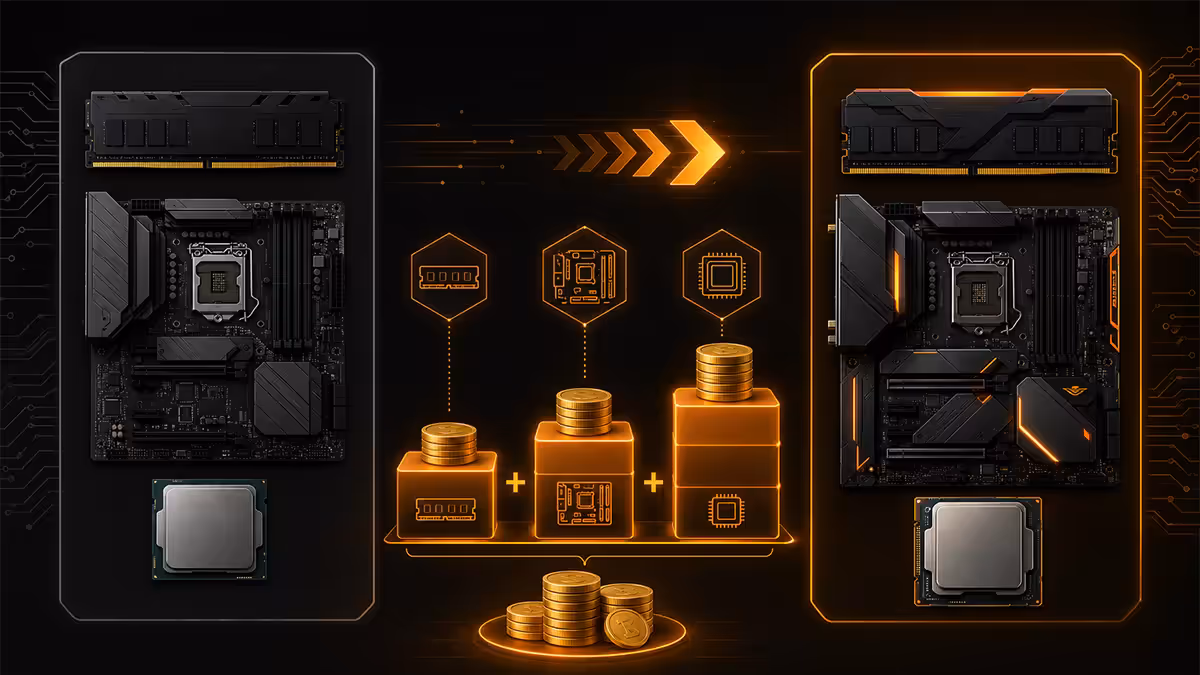 DDR5 platform swap cost