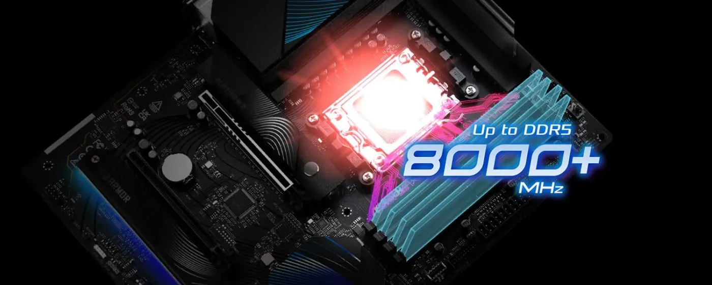 DDR5 memory overclocking with XMP and EXPO profile support