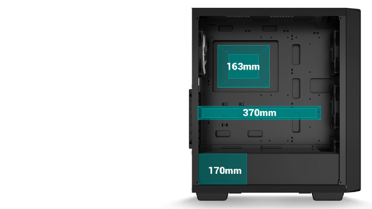 Compatibility specs with DeepCool CC560 RGB Gaming Case