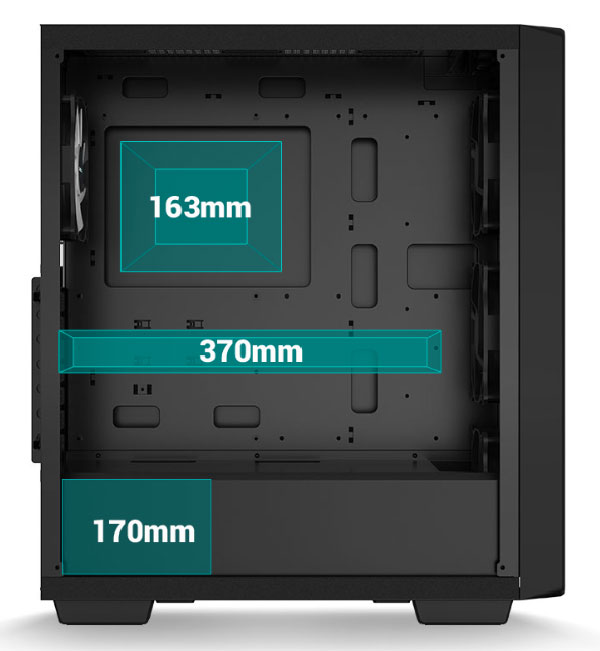 Compatibility specs with DeepCool CC560 RGB Gaming Case