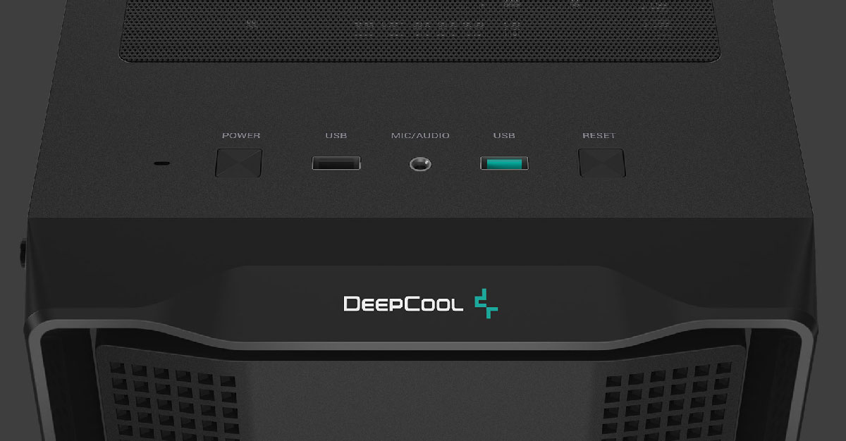 DeepCool CC560 RGB Gaming Case - Front I/O Panel