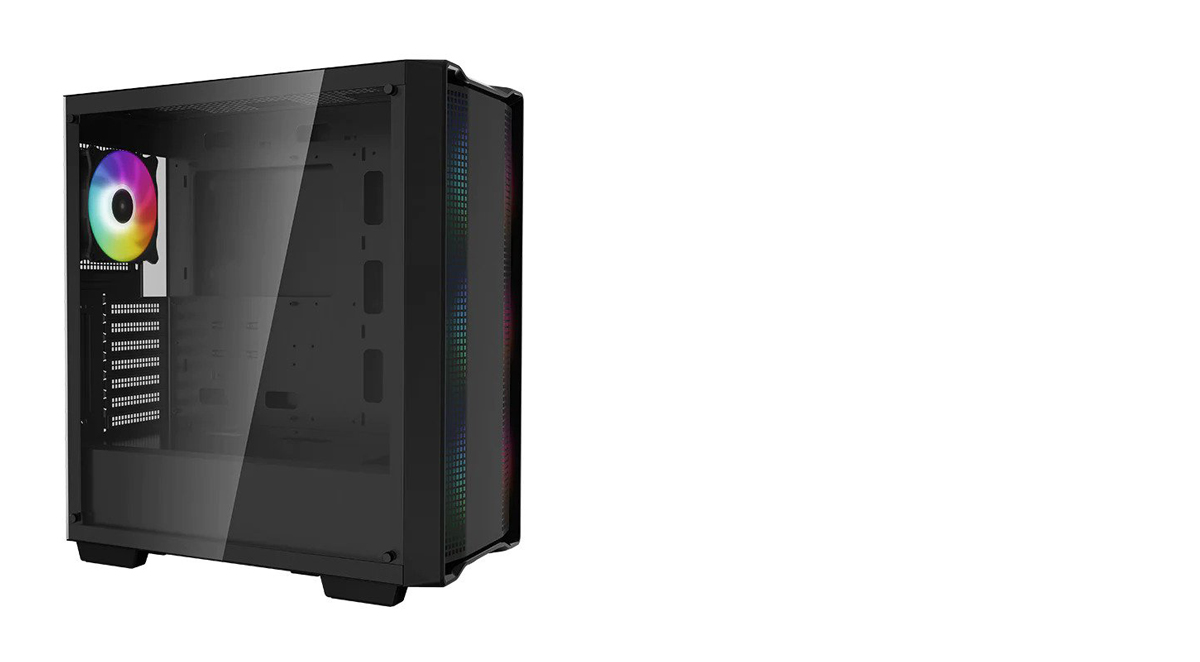 Overview of DeepCool CC560 RGB Gaming Case - Airflow