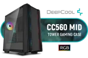 DeepCool CC560 RGB Gaming Case - Sleek Black Design for Ultimate Cooling - image 1
