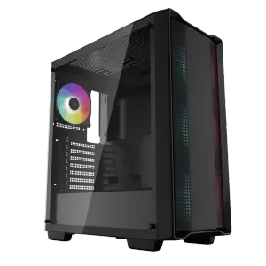 DeepCool CC560 RGB Gaming Case - Sleek Black Design for Ultimate Cooling - image 3