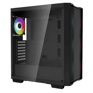 DeepCool CC560 RGB Gaming Case - Sleek Black Design for Ultimate Cooling - image 2