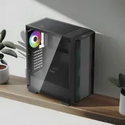 DeepCool CC560 RGB Gaming Case - Sleek Black Design for Ultimate Cooling - image 12