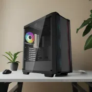 DeepCool CC560 RGB Gaming Case - Sleek Black Design for Ultimate Cooling - image 13