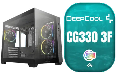 deepcool-cg330-3f-micro-atx-case - Image 1