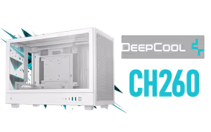 deepcool-ch260-wh-high-airflow-itx-case - Image 1