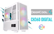 DeepCool CH360 Digital White PC Case — ARGB Fans, 320mm GPU - image 1