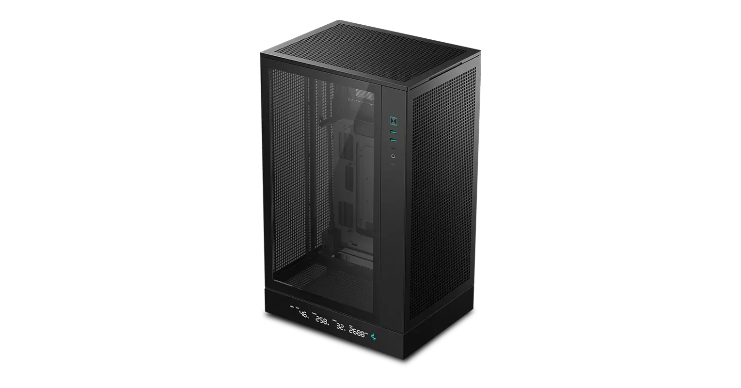 DeepCool CH270-DIGITAL Micro-ATX Gaming Case — Tempered Glass