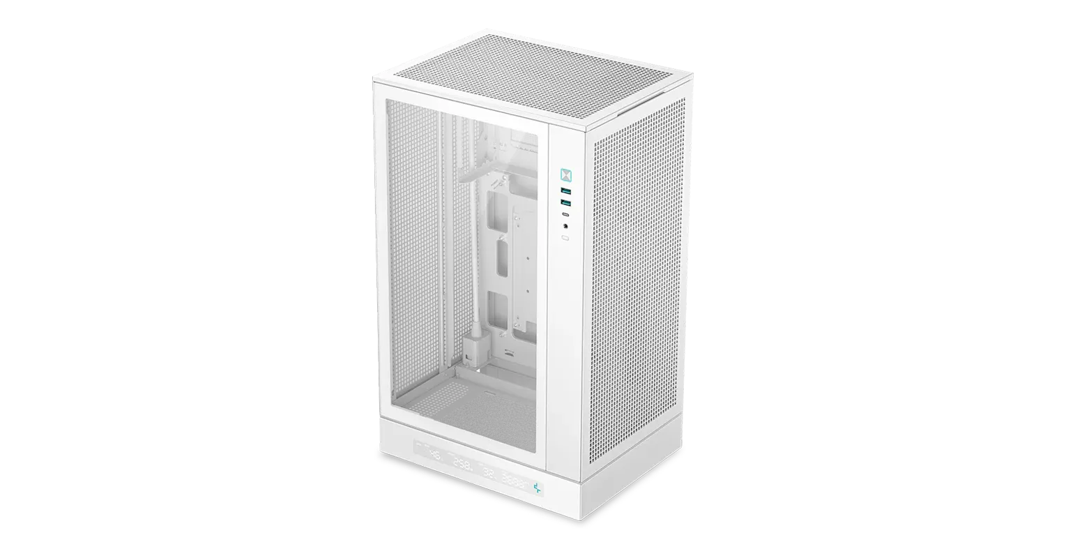 DeepCool CH270 Digital Micro-ATX Gaming Case - White | Evetech