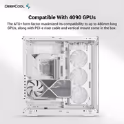 DeepCool CH780 WH Full-Tower ATX Case — White, ARGB Fans - image 9