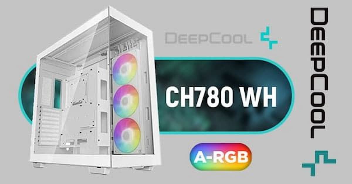 DeepCool CH780 WH Full-Tower ATX Case — White