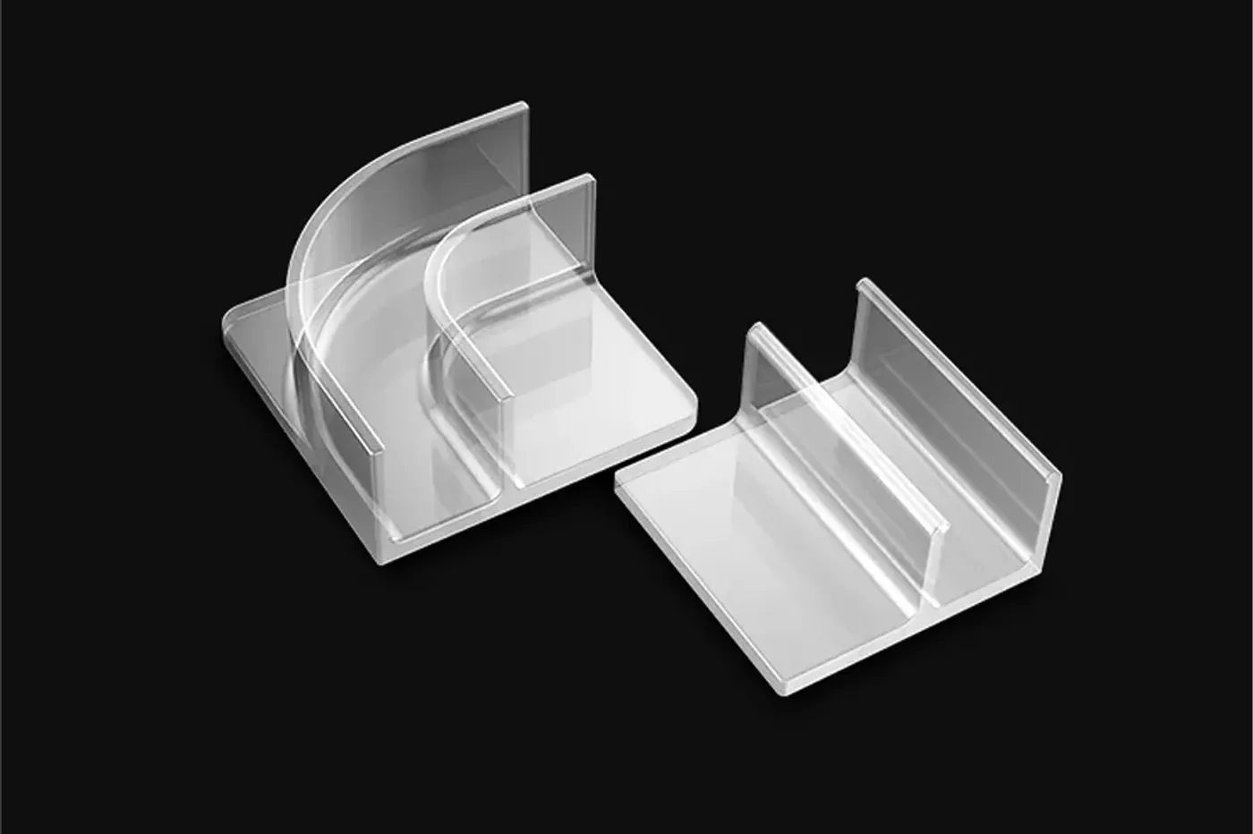 Illustration of the DeepCool EA160 light strip components and mounting accessories