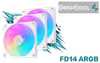 Deepcool FD14-WH ARGB 3-in-1 Pack — White High-Airflow Fans - image 1