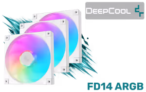 Deepcool FD14 ARGB 3 in 1 Pack White - Image 1