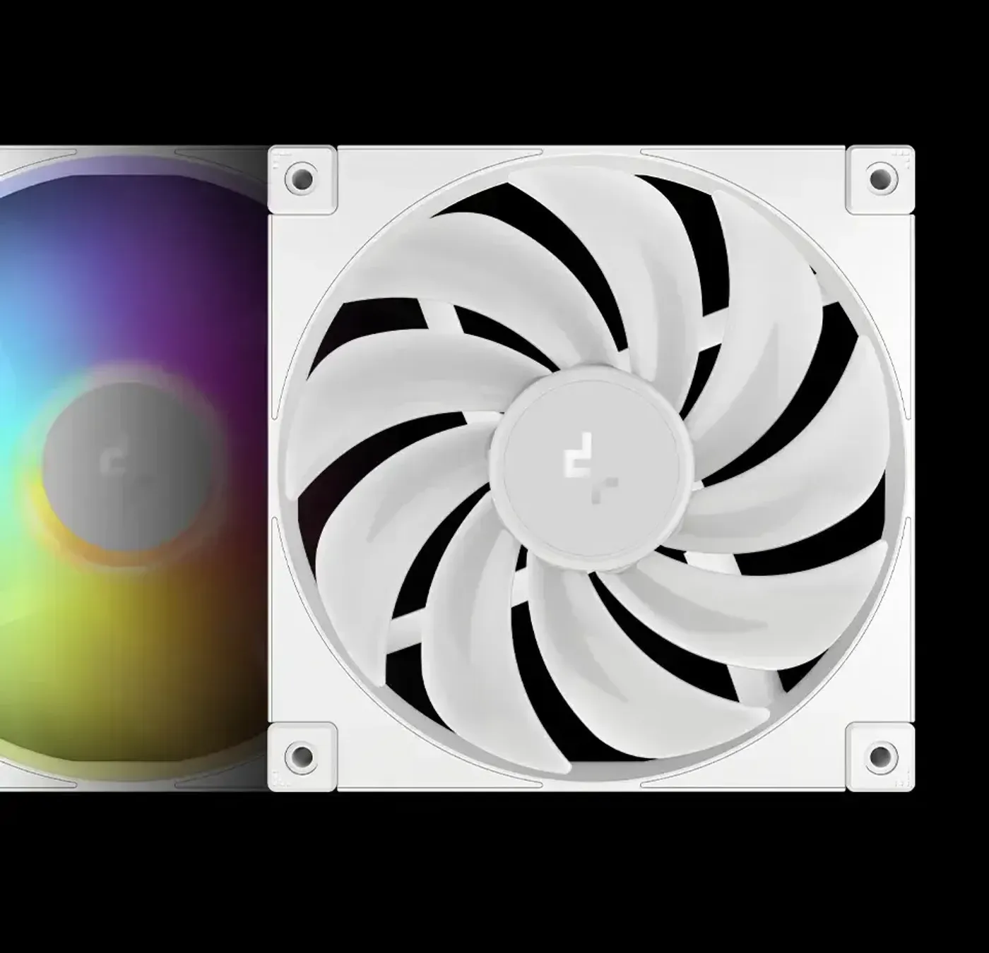 Deepcool FD14 fan featuring high-grade PBT composite frame and polycarbonate blades