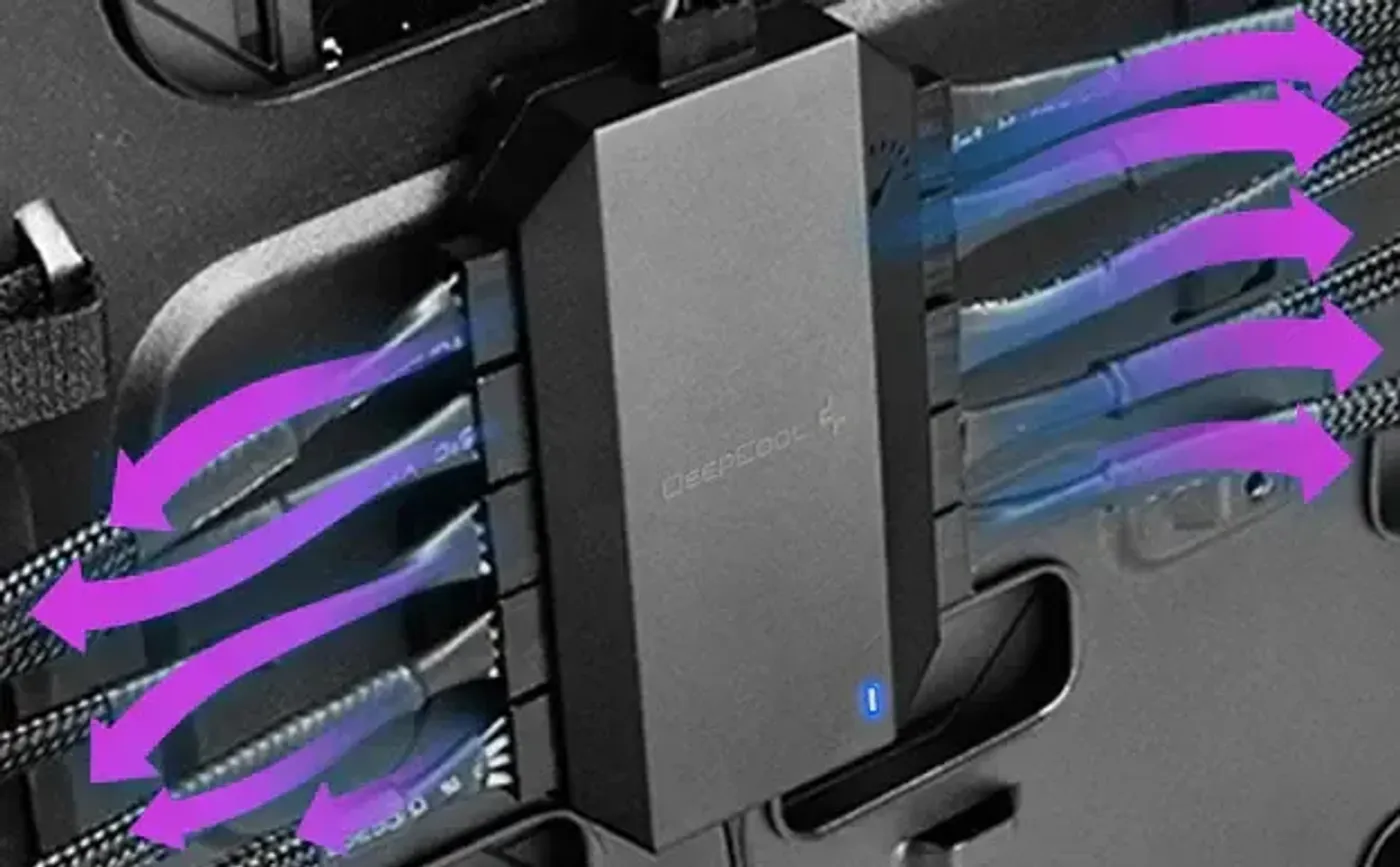 Deepcool FH-10 Fan Control Hub supporting up to 10 independent fans for cooling