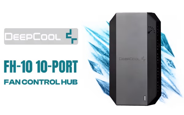 Deepcool FH-10 10-Port PWM Fan Control Hub - image 1 Deepcool FH-10 10-Port PWM Fan Control Hub - image 1