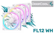 [OPEN BOX] DeepCool FL12 WH 3IN1 White ARGB Fan Kit - image 1