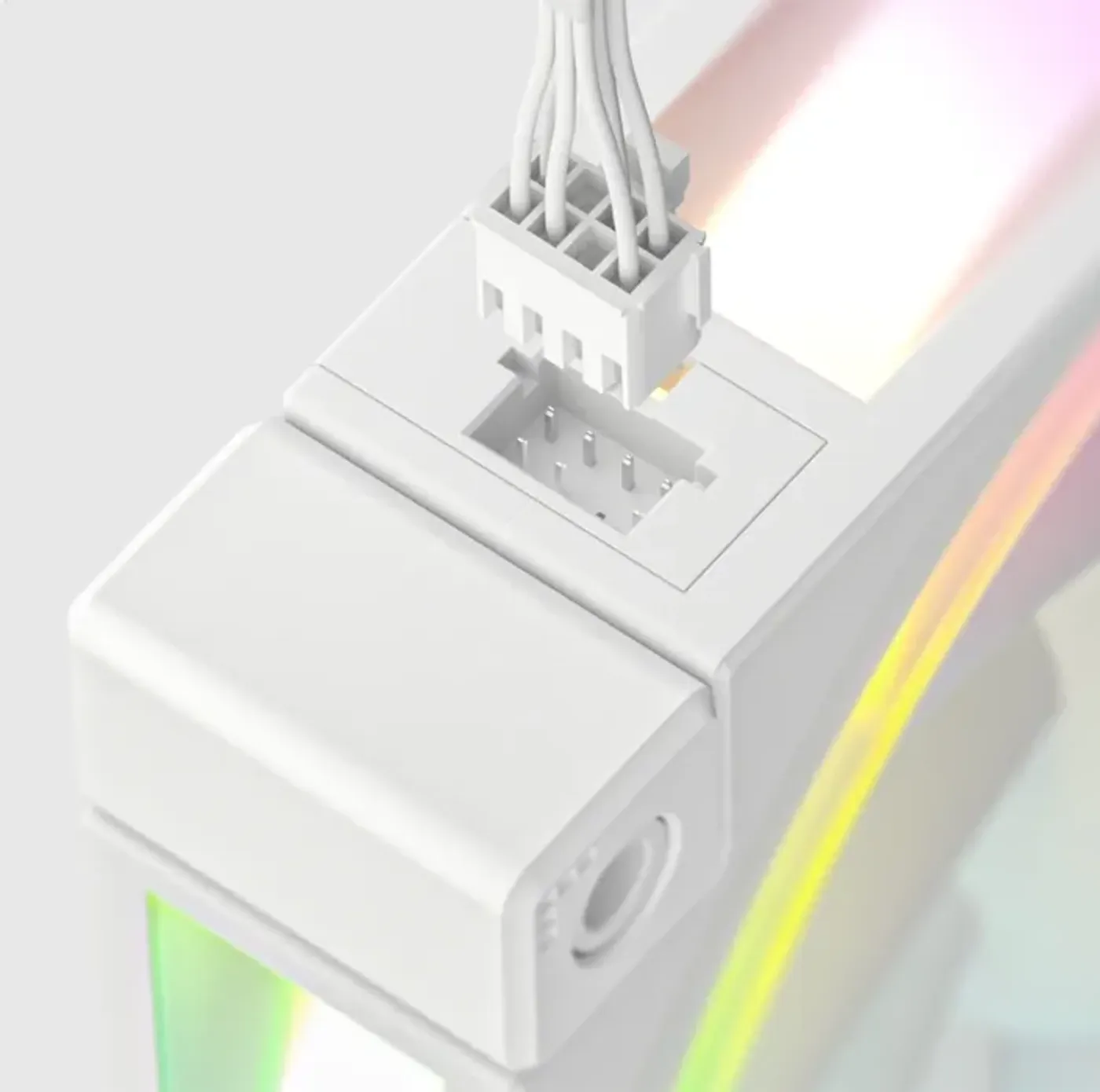 Secure 8-pin connector for DeepCool ARGB and PWM fan synchronization