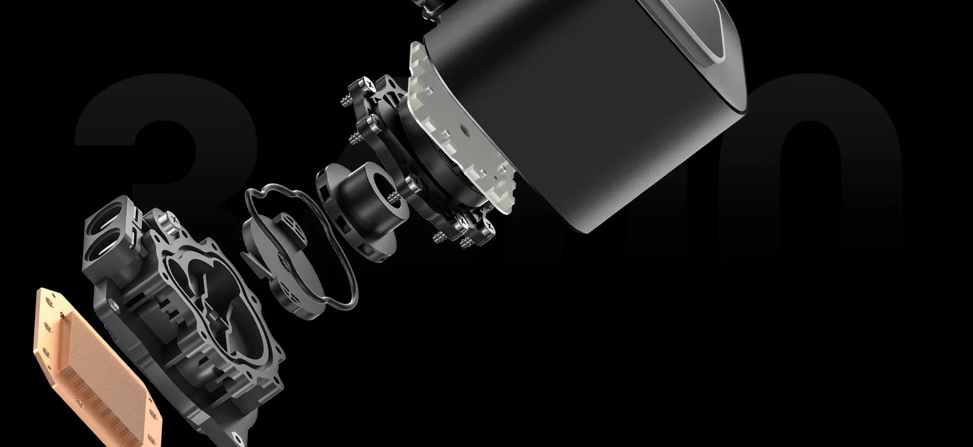 DeepCool LE360 V2 Water Pump with PWM Control System