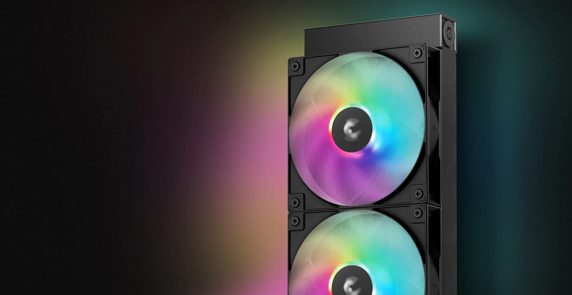 ARGB Fan with Hydro Bearing Technology in DeepCool LE360 V2