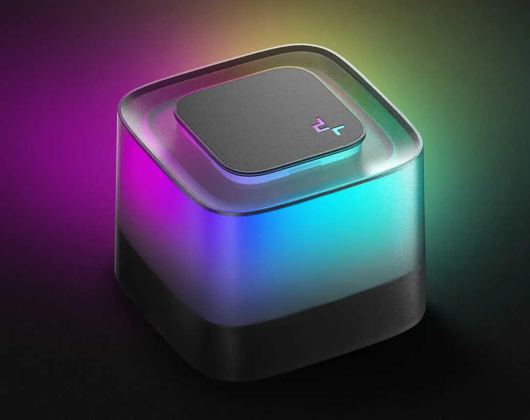 DeepCool LE360 V2 Frosted Pump Head with RGB Lighting