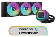 DeepCool LE360 V2 Liquid Cooler Black - Efficient CPU Cooling - image 1