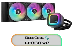 DeepCool LE360 V2 Liquid Cooler Black - Efficient CPU Cooling - image 1