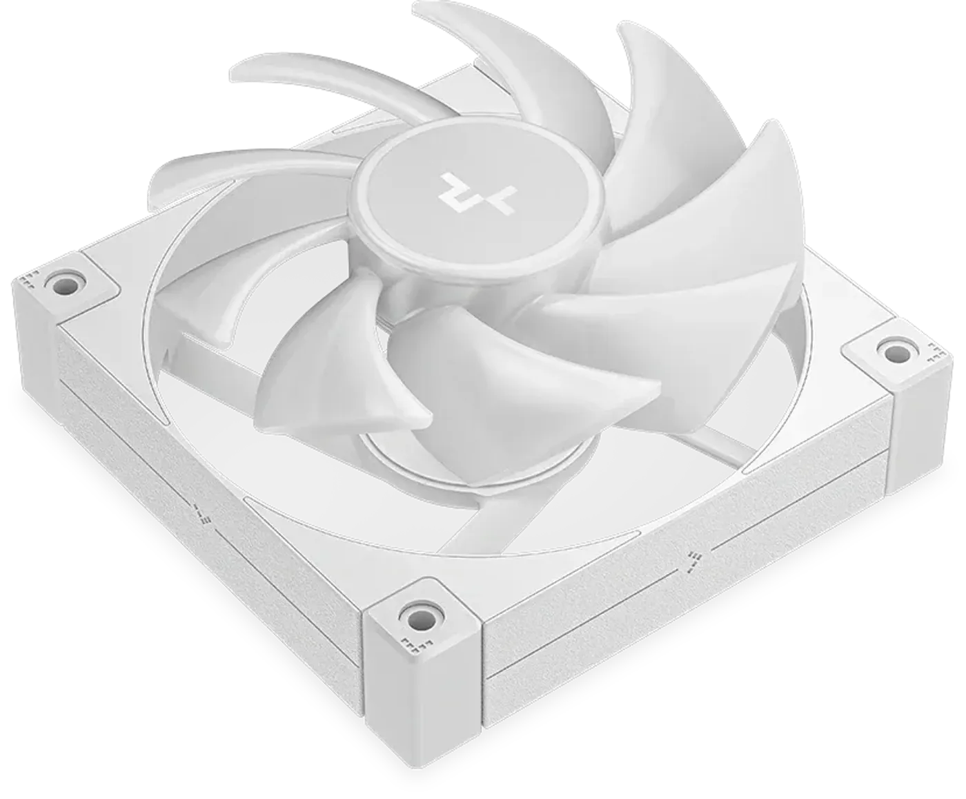 Three daisy-chained FD12 ARGB fans on the DeepCool LP360 radiator