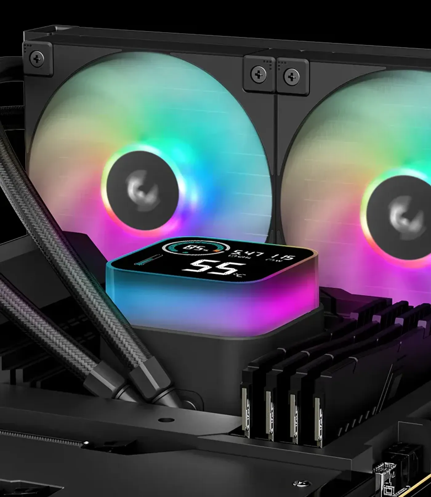 Comprehensive mounting hardware kit for both Intel and AMD platform installation