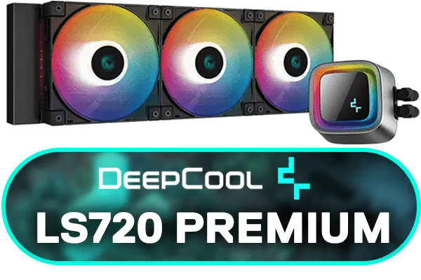 DeepCool LS720 Premium Liquid CPU Cooler - Black