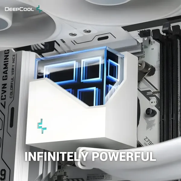 DeepCool LT720-WH 360mm AIO Liquid Cooler — 300W TDP | Evetech