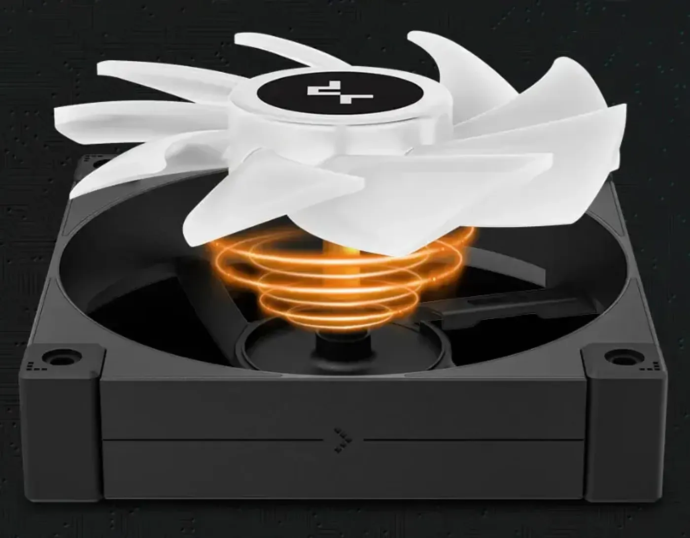 Two high-performance FD12 ARGB fans optimized for cooling and durability
