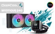 DeepCool MYSTIQUE-240-ARGB 240mm ARGB AIO Cooler - image 1