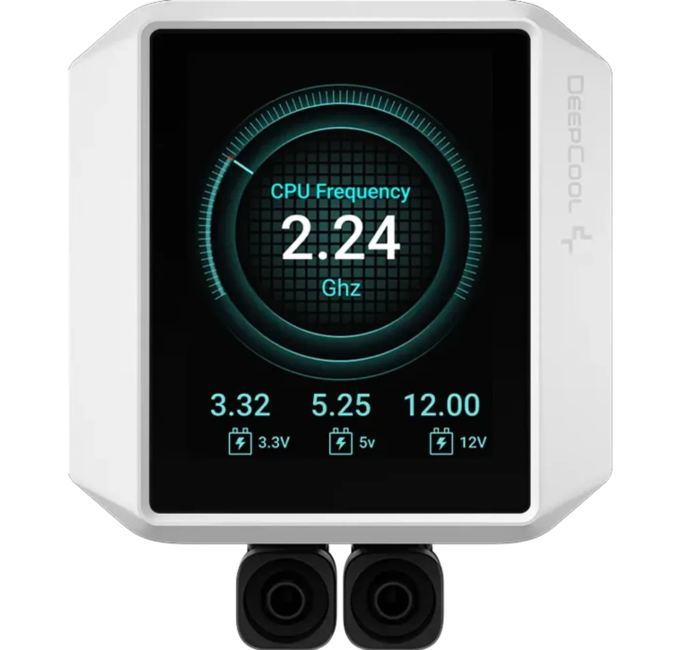 DeepCreative software interface showing CPU frequency and performance monitoring