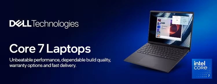 Dell Core 7 Laptops — Intel performance for professionals 💻